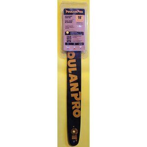 Poulan Pro Husqvarna 952044689 Bar 18" Standard 3/8" Chain Pitch for Chainsaws